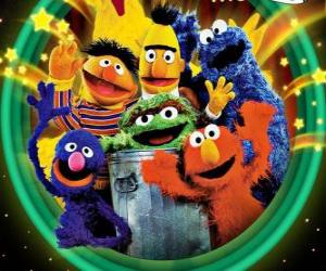 Puzzle Αρκετοί χαρακτήρες του Sesame Street